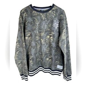 Zoo York Palm Leaves Crewneck Pullover Sweatshirt Men's M Skate Y2K New York